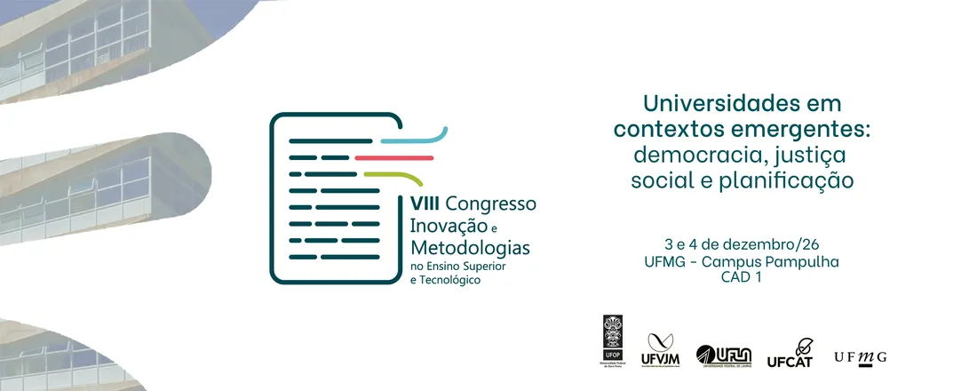 VIII Congresso Inovação e Metodologias no Ensino Superior e Tecnológico
