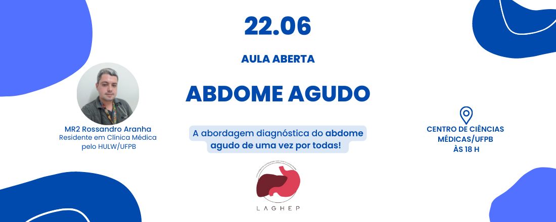 Aula aberta: Abdome Agudo