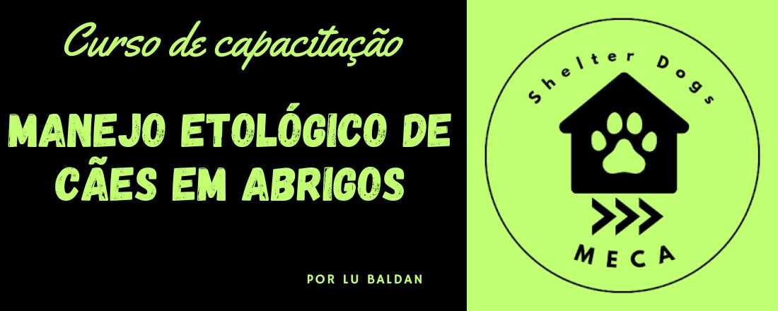 Curso de Capacitação Teórico-Prático em Manejo Etológico de Cães em Abrigos - MECA