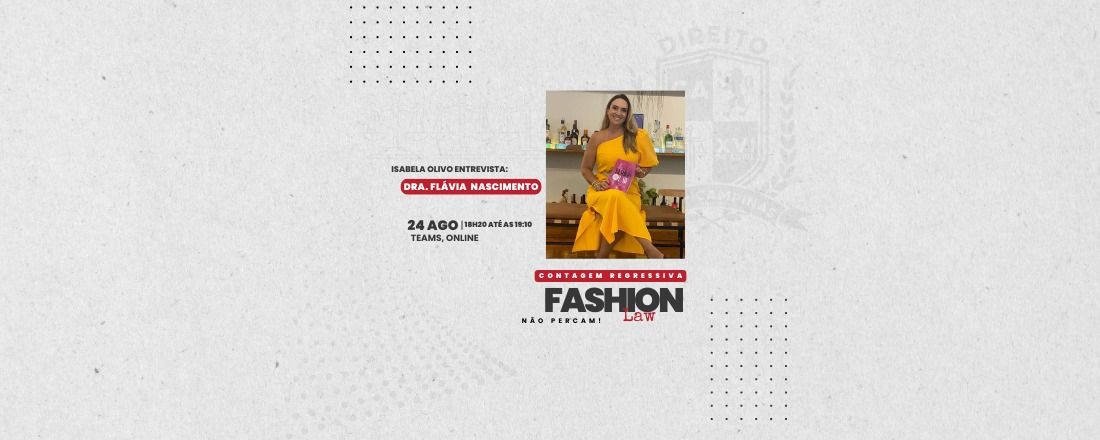 Contagem Regressiva SJ23 - Fashion Law