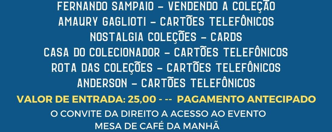 1º Encontro de Telecartofilia de SP 2022