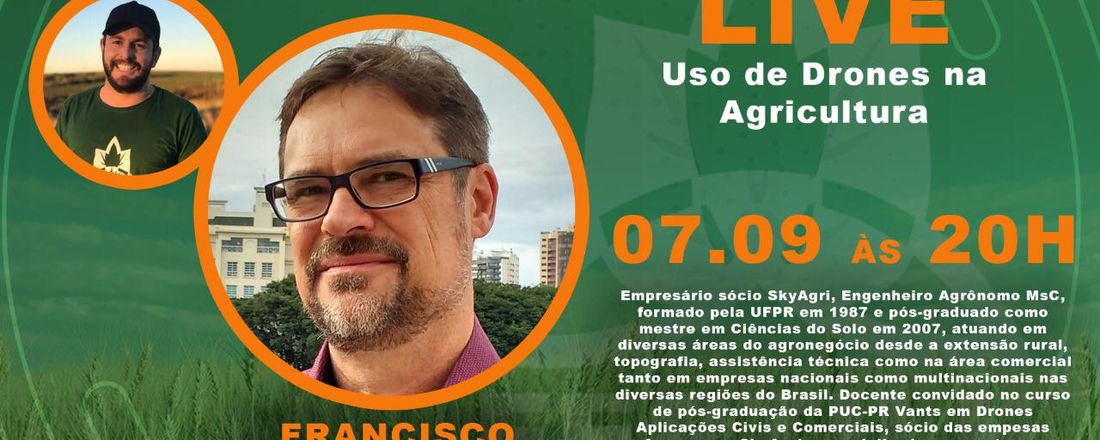 WEBINAR GRÁTIS - Uso de Drones na Agricultura