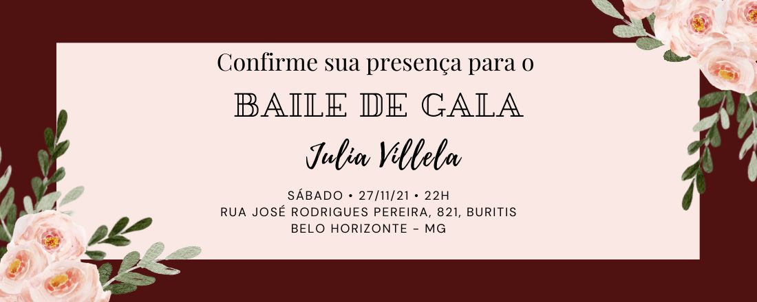 Baile de Gala da Julia