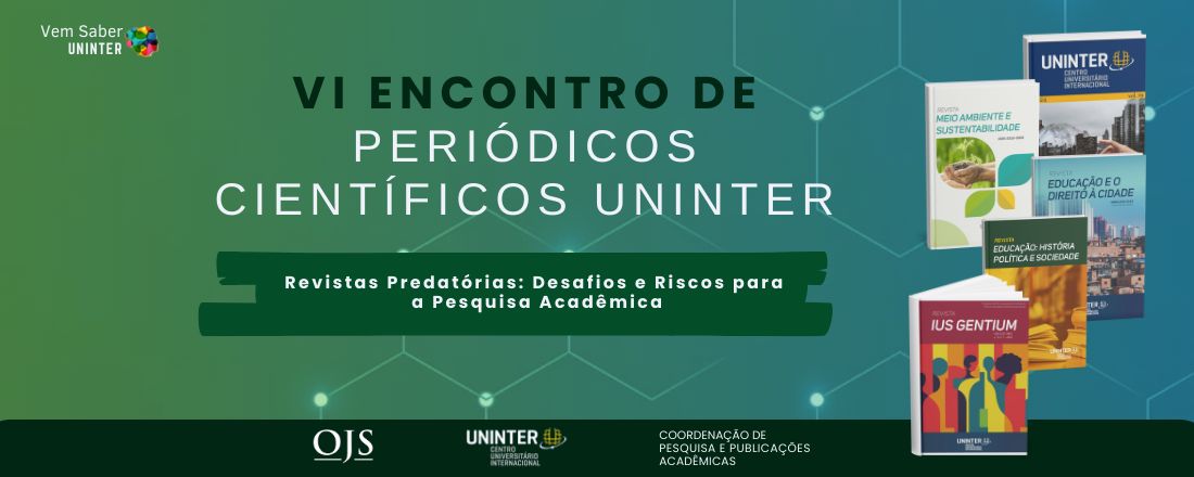 VI ENCONTRO DOS PERIÓDICOS CIENTÍFICOS - UNINTER