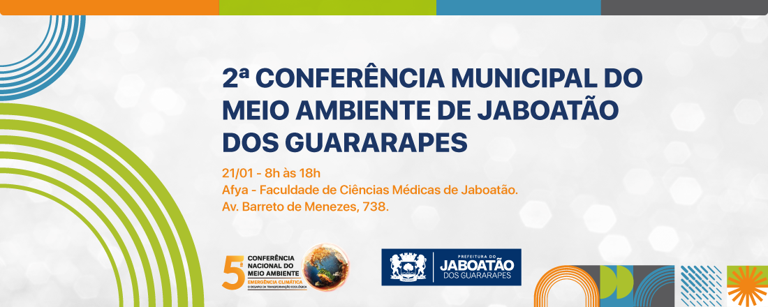 2ª Conferência Municipal do Meio Ambiente de Jaboatão dos Guararapes