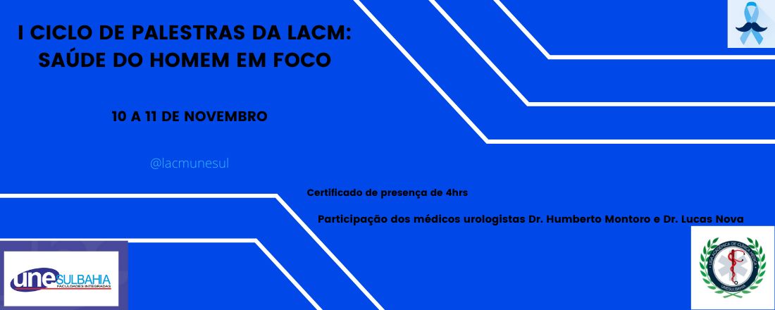 Ciclo de Palestras da Liga de Clínica Médica: Saúde do Homem em Foco