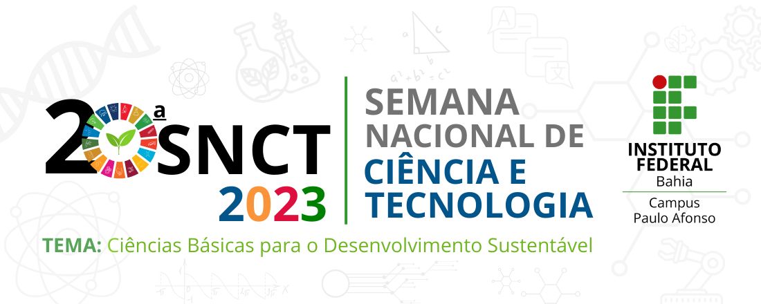 20ª SNCT - IFBA - Paulo Afonso