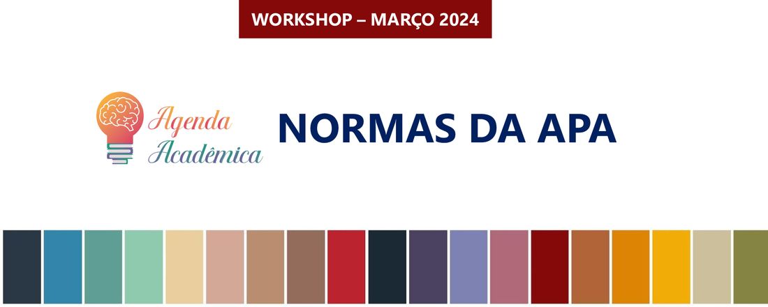 WORKSHOP NORMAS DA APA PARA TRABALHOS ACADÊMICOS