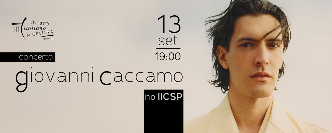 Concerto de Giovanni Caccamo no IICSP