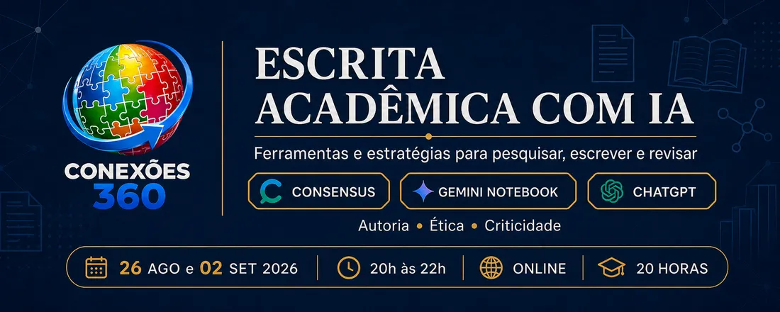 CURSO – ESCRITA ACADÊMICA COM IA: FERRAMENTAS E ESTRATÉGIAS