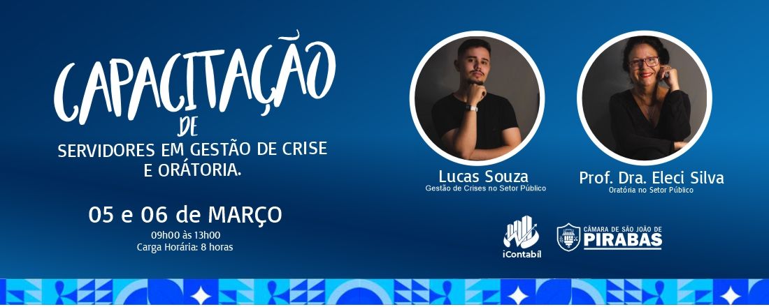 Capacitação de Servidores em Gestão de Crises e Oratória