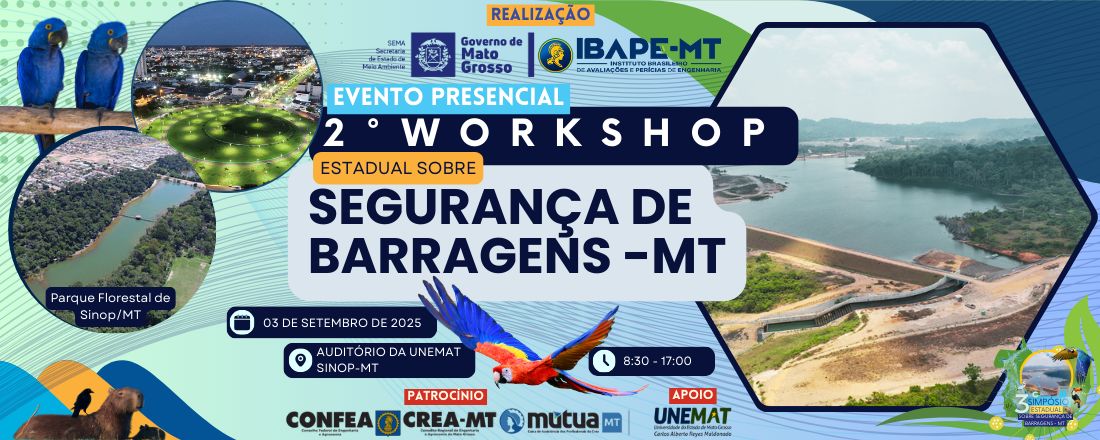 2º WorkShop Estadual sobre Segurança de Barragens - MT