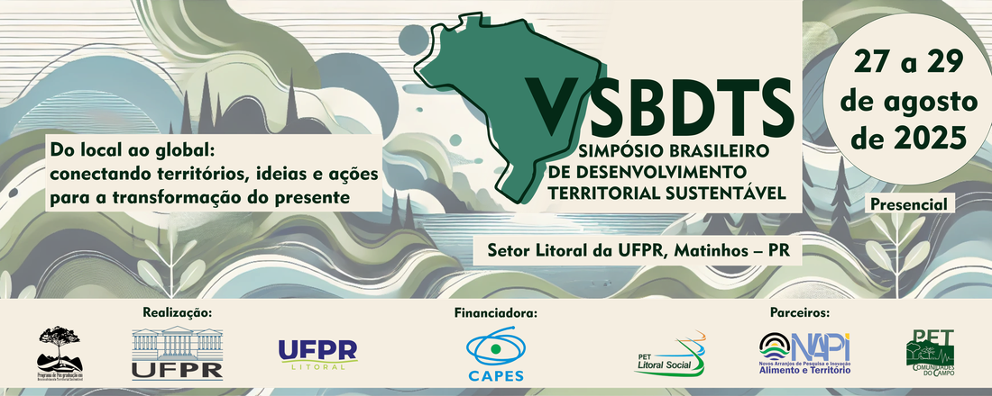 V Simpósio Brasileiro de Desenvolvimento Territorial Sustentável