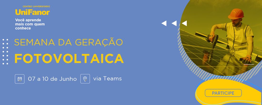 SEMANA DA GERAÇÃO FOTOVOLTAICA