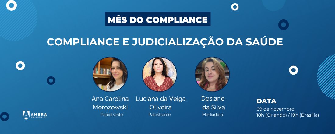 Palestra "Compliance e judicialização da saúde"