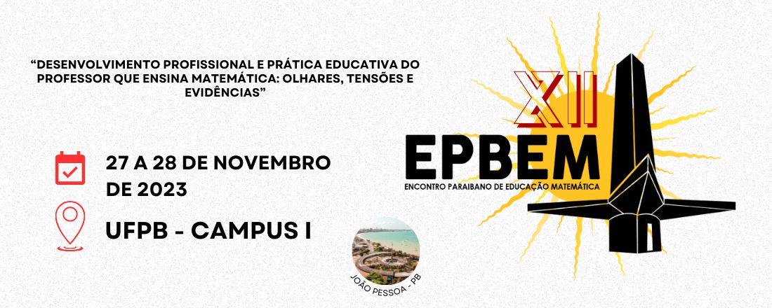 XII ENCONTRO PARAIBANO DE EDUCAÇÃO MATEMÁTICA