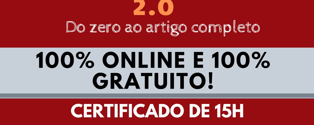 COMO FAZER UM ARTIGO CIENTÍFICO EM 10 DIAS 2.0