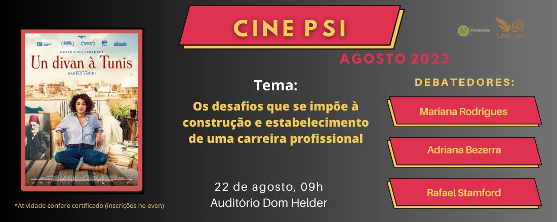 Cine Psi - Unicap - Um divã na Tunisia