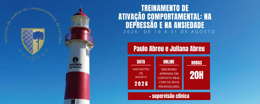 Treinamento de Ativação Comportamental (BA) na Depressão e na Ansiedade