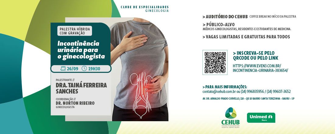 Incontinência urinária para o Ginecologista