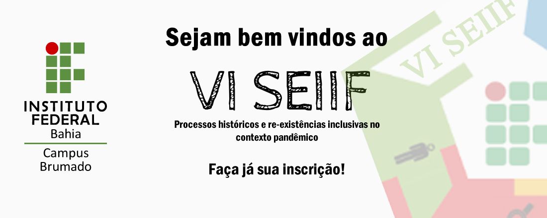 VI Seminário de Educação Inclusiva IFBA - Brumado