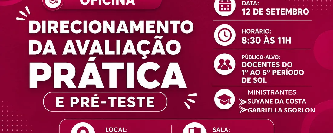 Direcionamento da Avaliação Prática e Pré-Teste