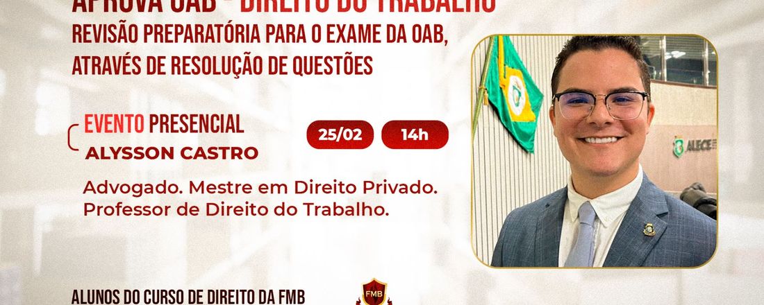 APROVA OAB - DIREITO DO TRABALHO