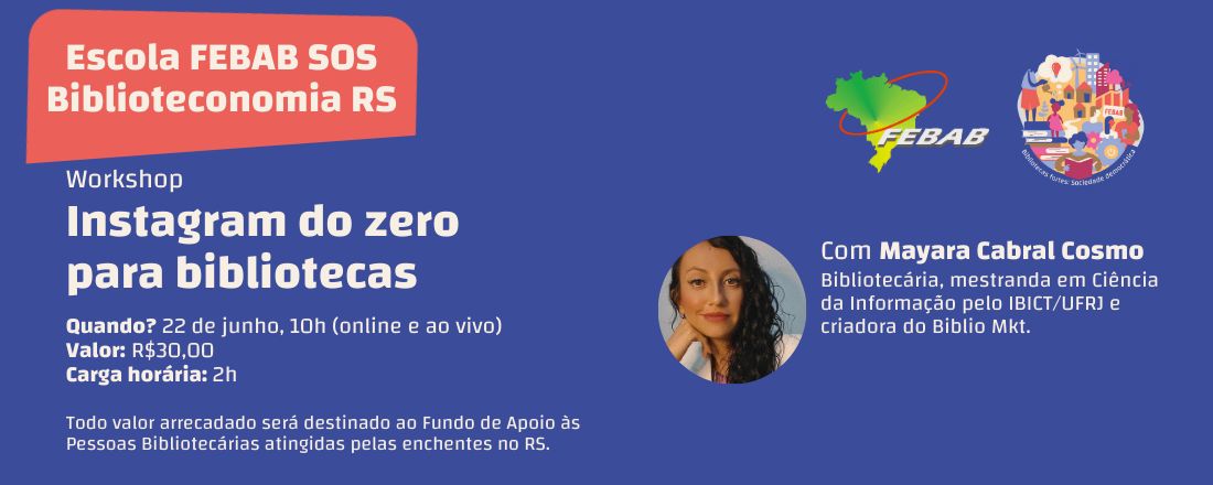 Workshop "Instagram do zero para bibliotecas"