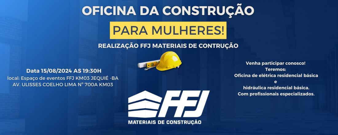 OFICINA DA CONSTRUÇÃO PARA MULHERES