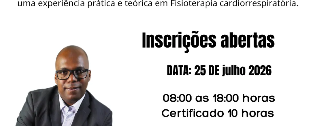 MASTERCLASS EM FISIOTERAPIA CARDIORRESPIRATÓRIA