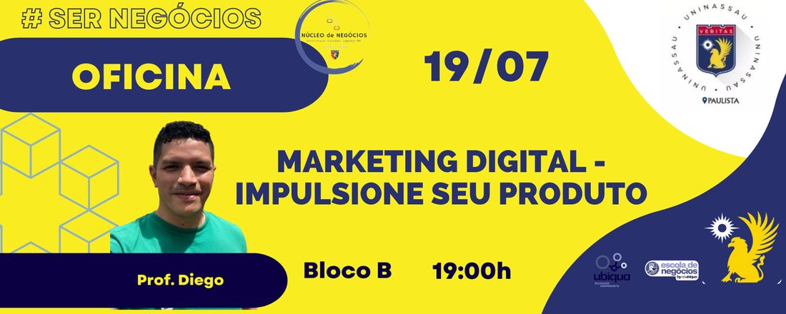 Oficina - Marketing Digital: Como impulsionar seu produto nas mídias digitais