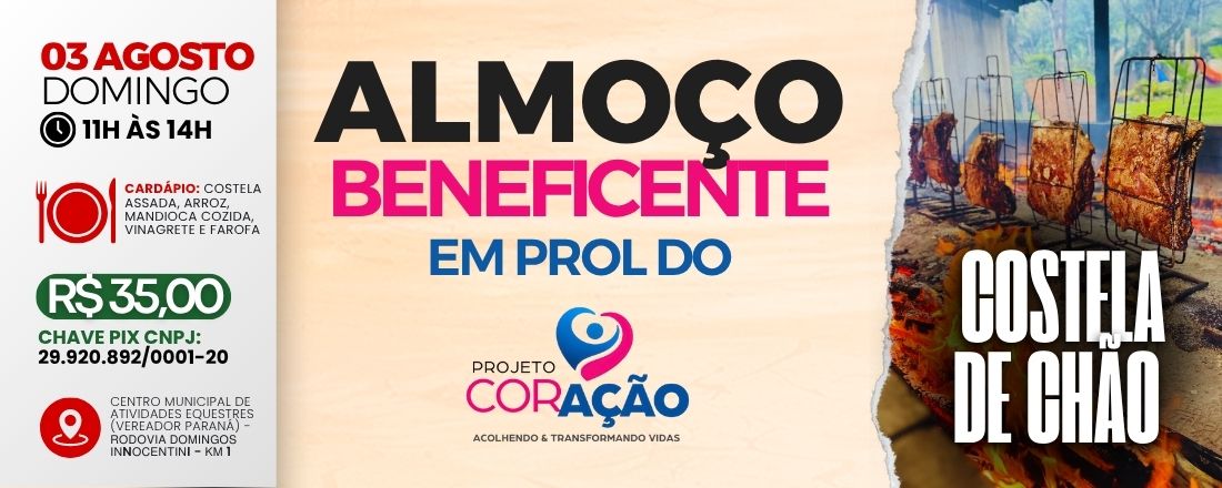 Almoço Beneficente no 4º Top Ranch