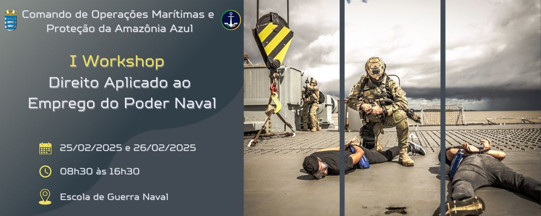 I WORKSHOP DE DIREITO APLICADO AO EMPREGO DO PODER NAVAL