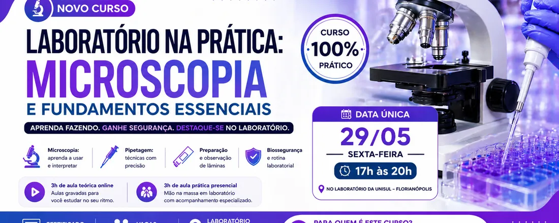 Imersão em Laboratório: Microscopia e Técnicas Básicas