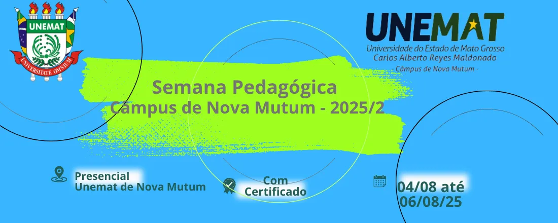Semana Pedagógica -Câmpus de Nova Mutum – 2025/2