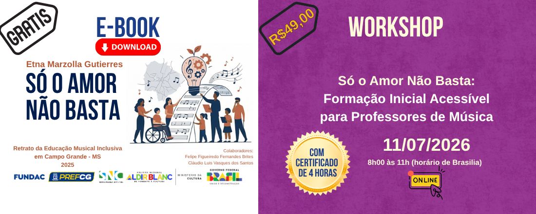 Lançamento e Download do E-book: Só o Amor Não Basta