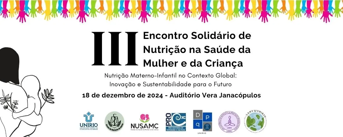 III Encontro Solidário de Nutrição na Saúde da Mulher e da Criança