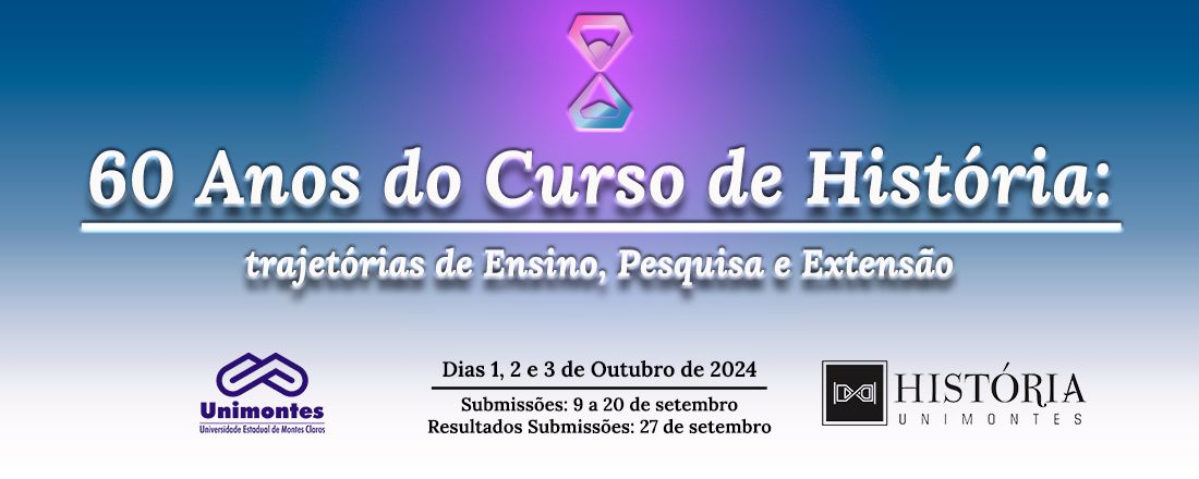 60 Anos do Curso de História: Trajetórias de Ensino, Pesquisa e Extensão