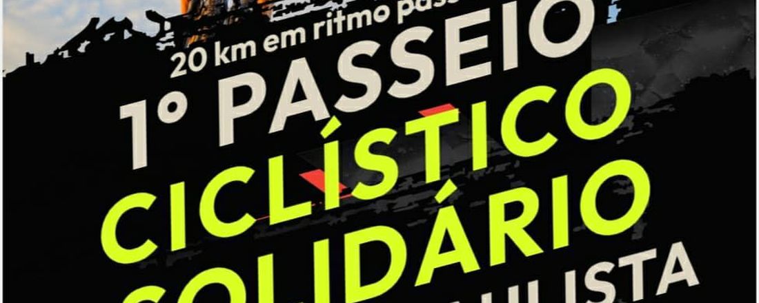 1° PASSEIO CICLÍSTICO SOLIDÁRIO DE FLÓRIDA PAULISTA SP