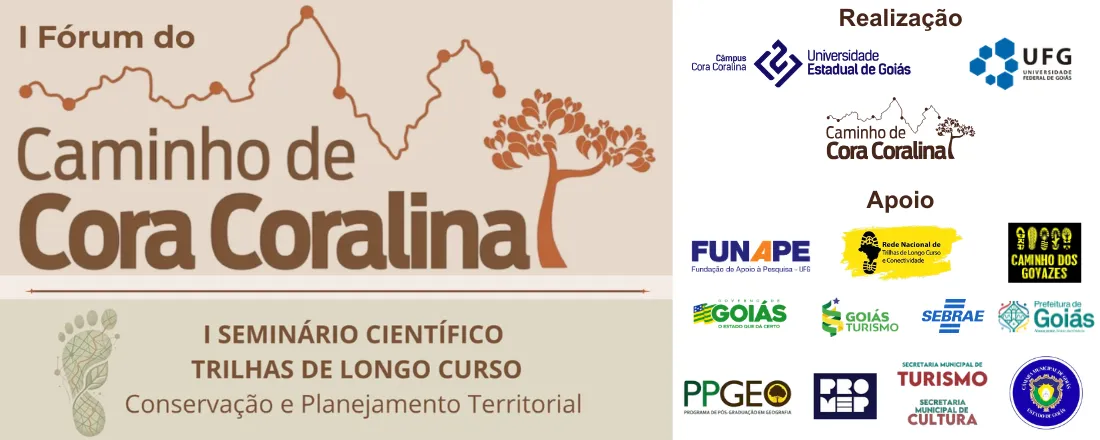 I Fórum do Caminho de Cora Coralina e I Seminário Científico Trilhas de Longo Curso