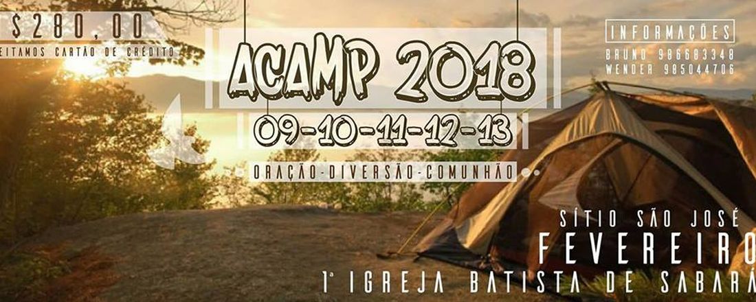 Acampamento Mocidade Fire 2018