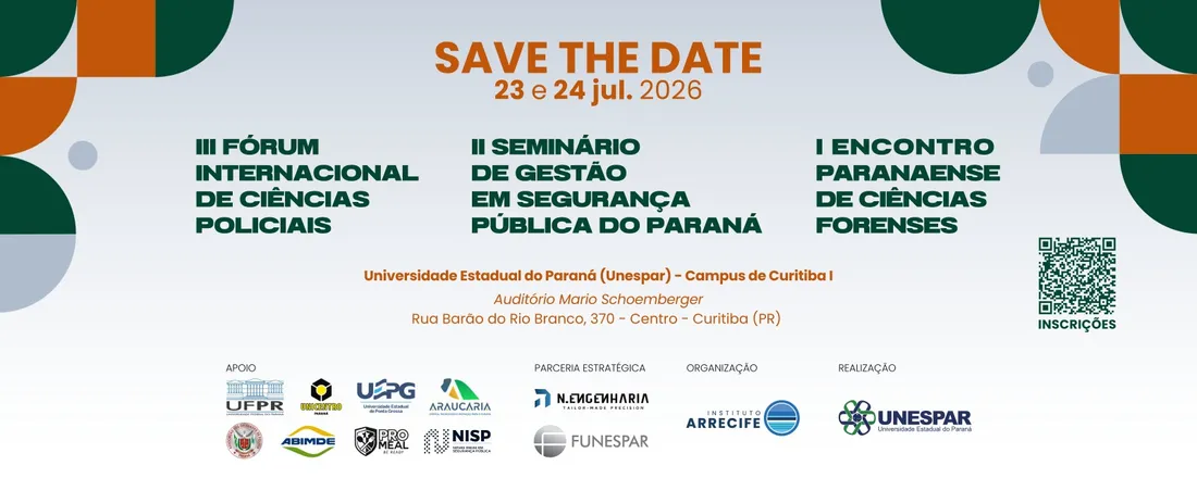 III FÓRUM INTERNACIONAL DE CIÊNCIAS POLICIAIS - FICP PARANÁ 2026