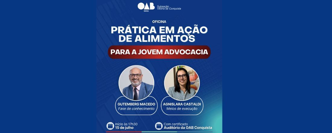 Minicurso: Prática em Direito de Família (Ações de Alimentos) para jovens advogados