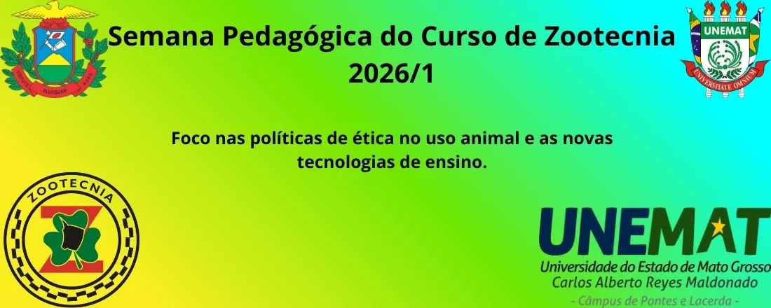 Semana Pedagógica do Curso de Zootecnia 2026/1: foco nas políticas de ética no uso animal e as novas tecnologias de ensino