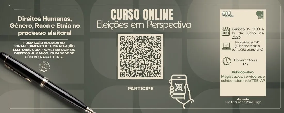 Eleições em perspectiva: Direitos Humanos, Gênero, Raça e Etnia no processo eleitoral