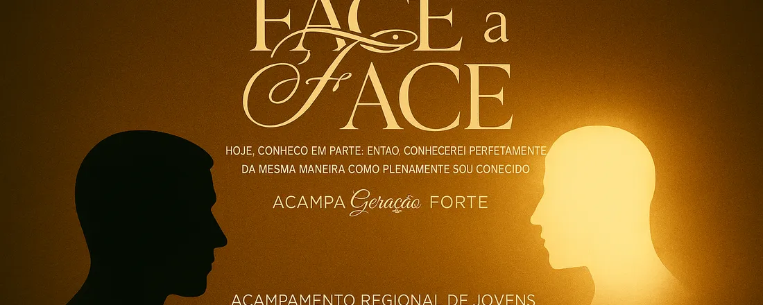 Acampamento Regional de Jovens- Face a Face