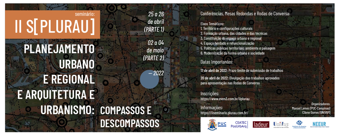 Seminário Planejamento Urbano e Regional e Arquitetura e Urbanismo: Compassos e Descompassos