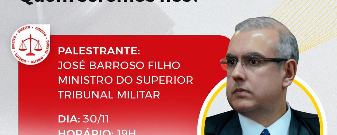 Alteridade: eu sou o outro para o outro. Quem seremos nós?