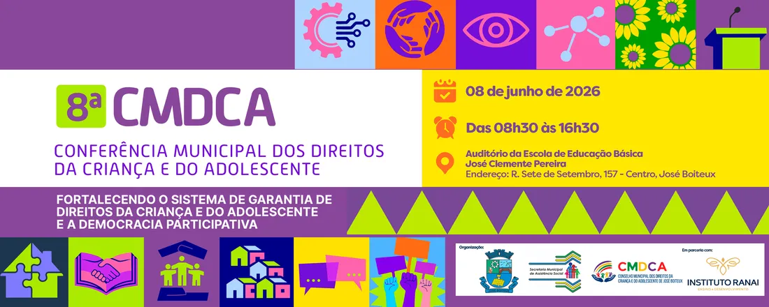 8ª Conferência Municipal dos Direitos da Criança e do Adolescente - José Boiteux/SC