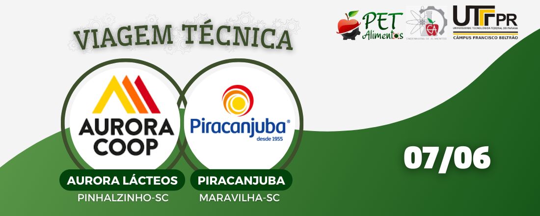 Viagem Técnica PET ALIMENTOS 2024/1